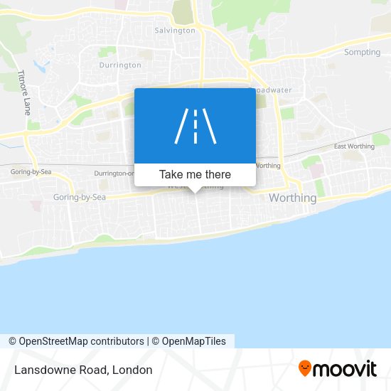 Lansdowne Road map