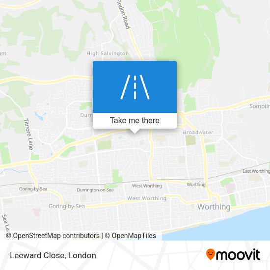 Leeward Close map