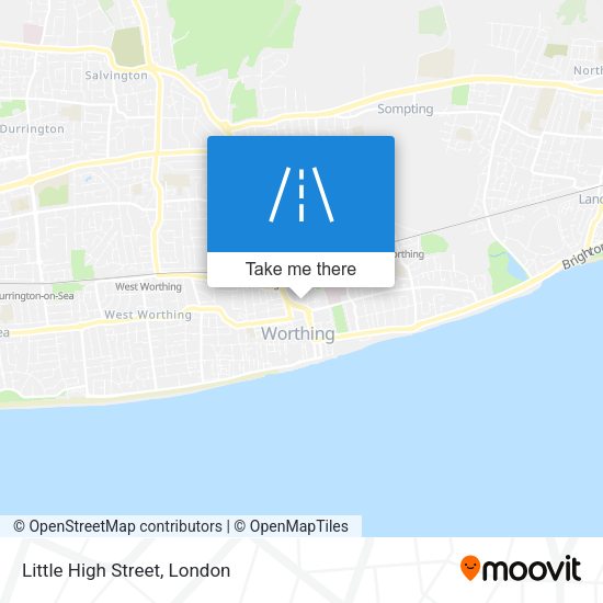 Little High Street map