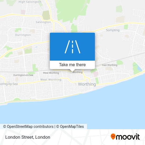 London Street map