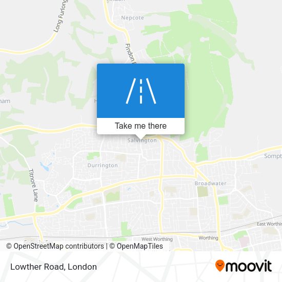 Lowther Road map