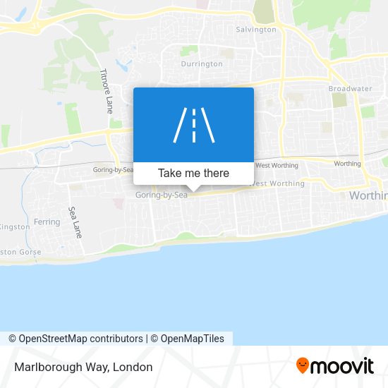 Marlborough Way map