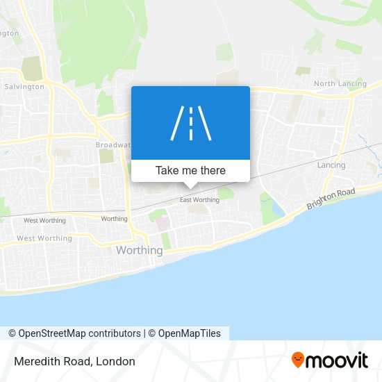Meredith Road map