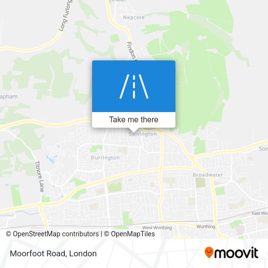 Moorfoot Road map