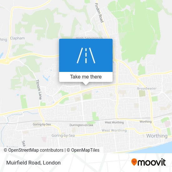 Muirfield Road map