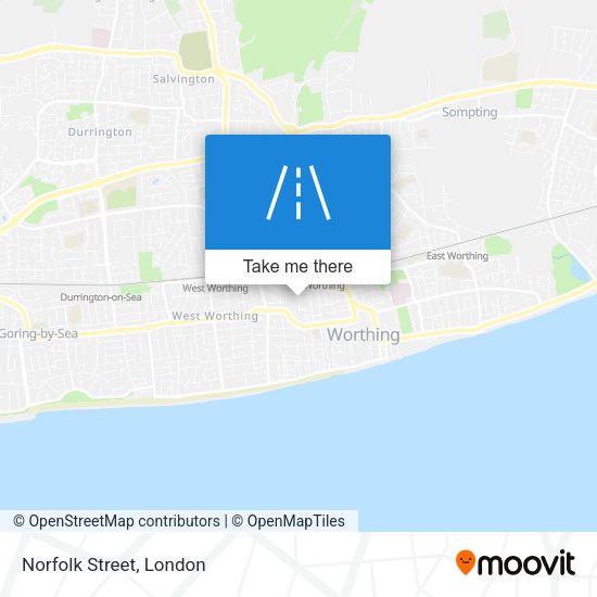 Norfolk Street map