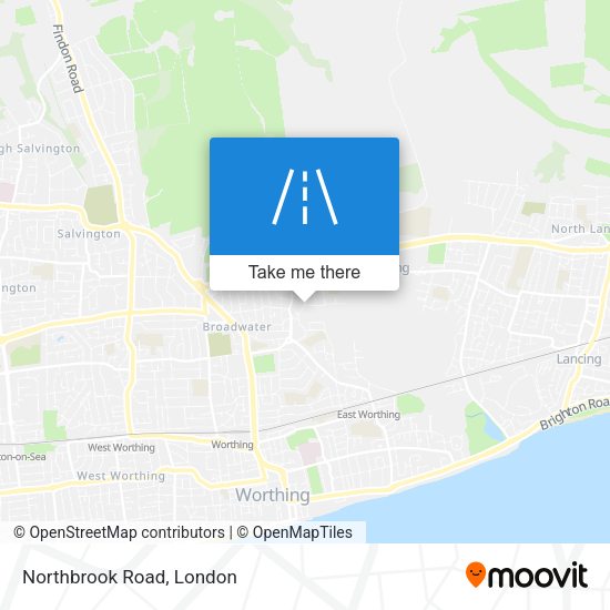 Northbrook Road map