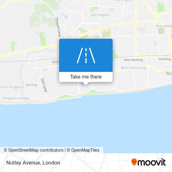 Nutley Avenue map