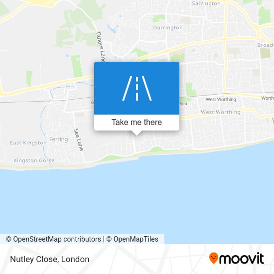 Nutley Close map