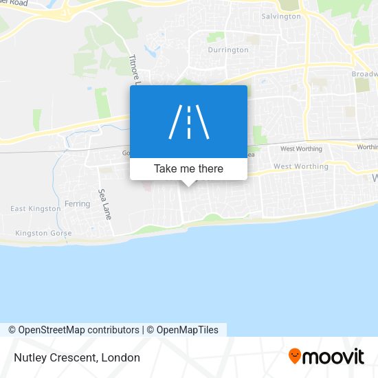 Nutley Crescent map