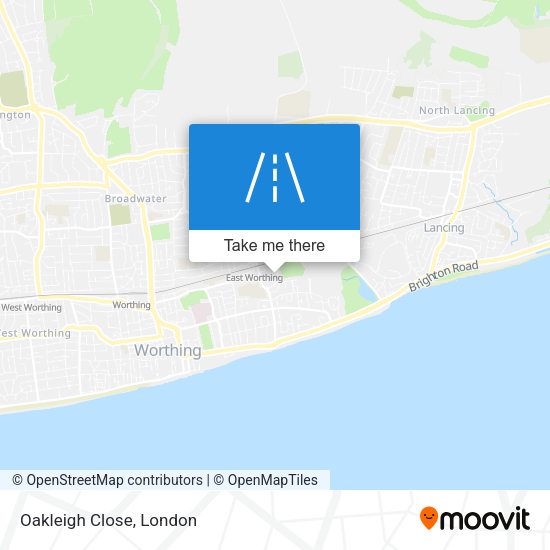 Oakleigh Close map
