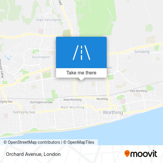 Orchard Avenue map