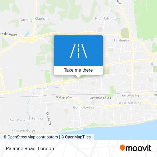 Palatine Road map