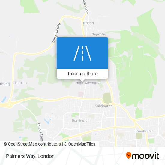 Palmers Way map
