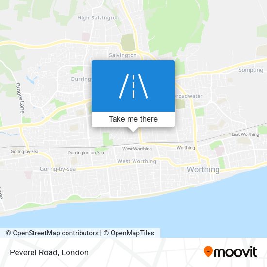 Peverel Road map