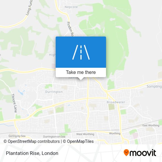 Plantation Rise map