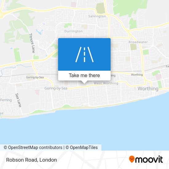 Robson Road map