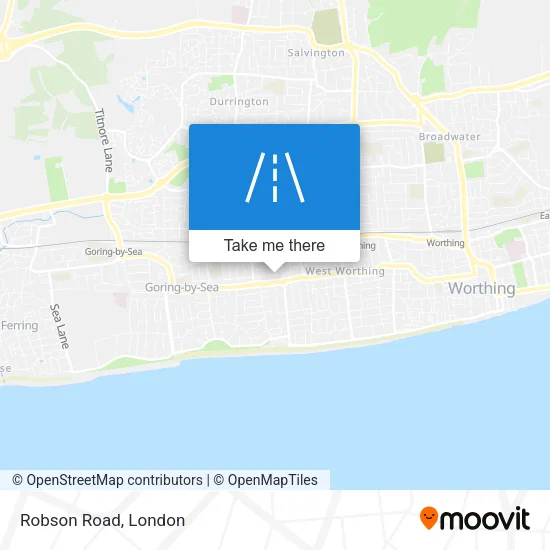 Robson Road map