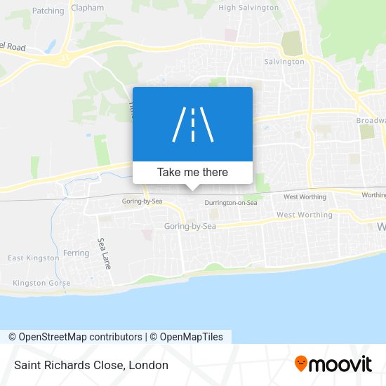 Saint Richards Close map