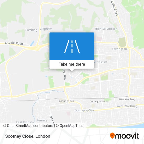 Scotney Close map