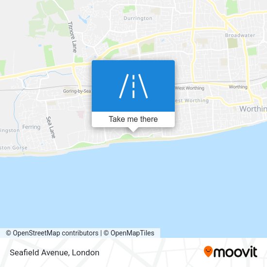 Seafield Avenue map