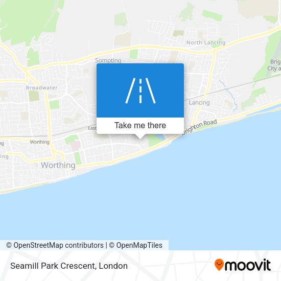 Seamill Park Crescent map