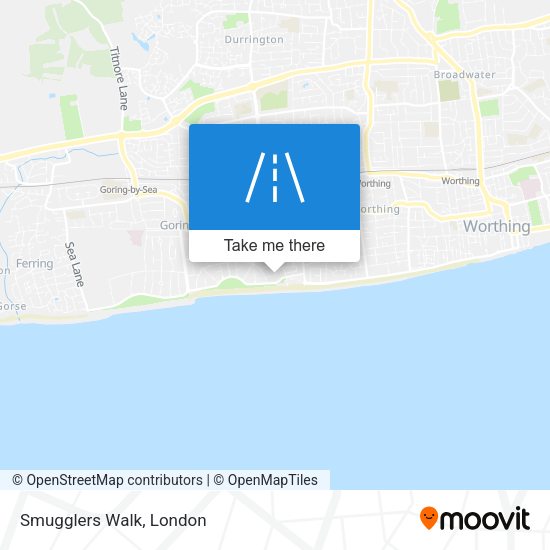 Smugglers Walk map