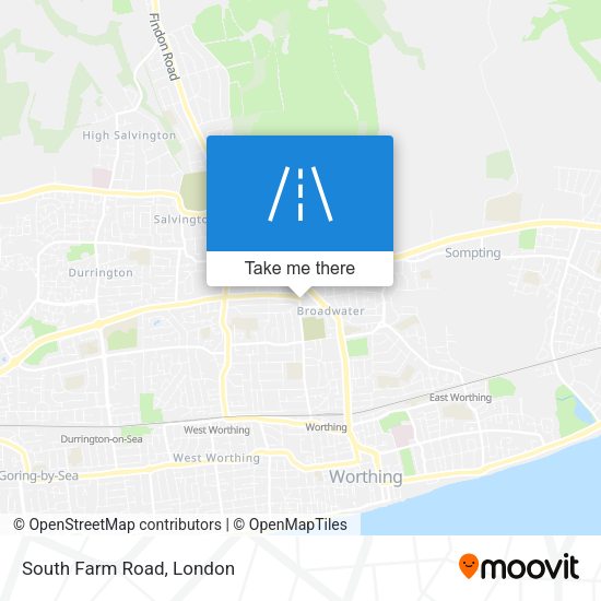 South Farm Road map