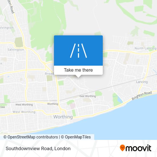 Southdownview Road map