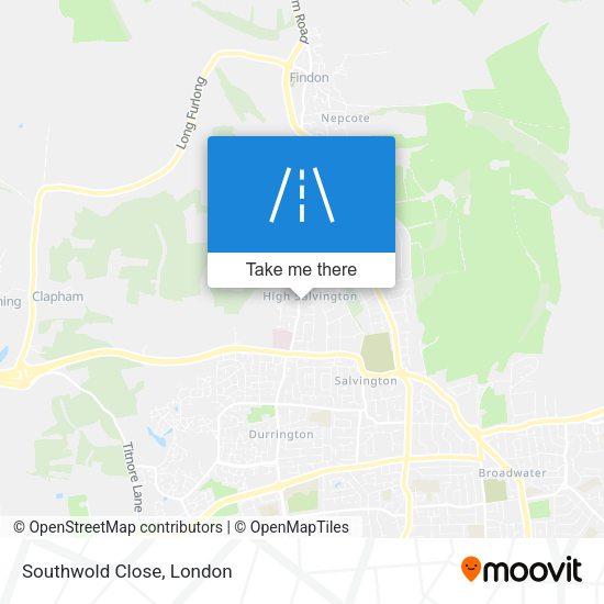 Southwold Close map