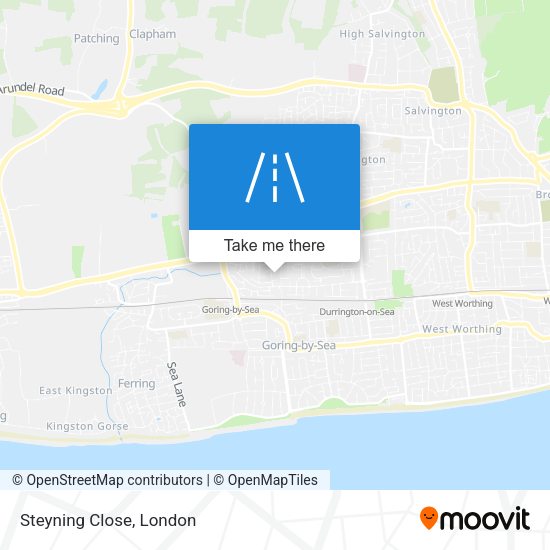 Steyning Close map