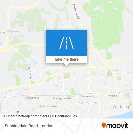 Sunningdale Road map