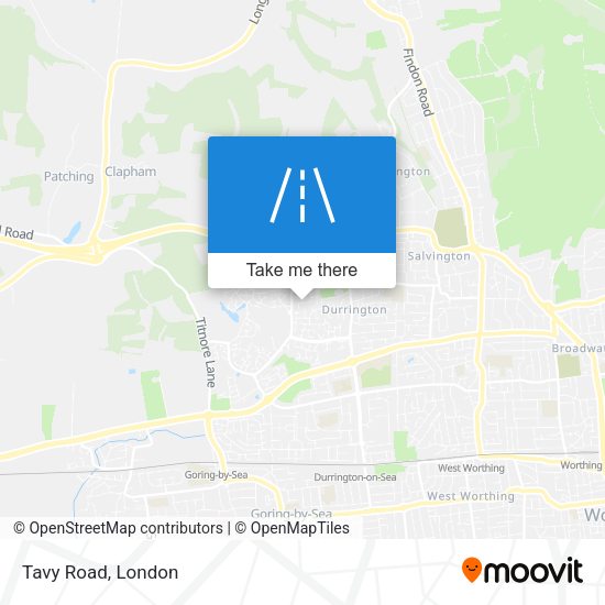 Tavy Road map