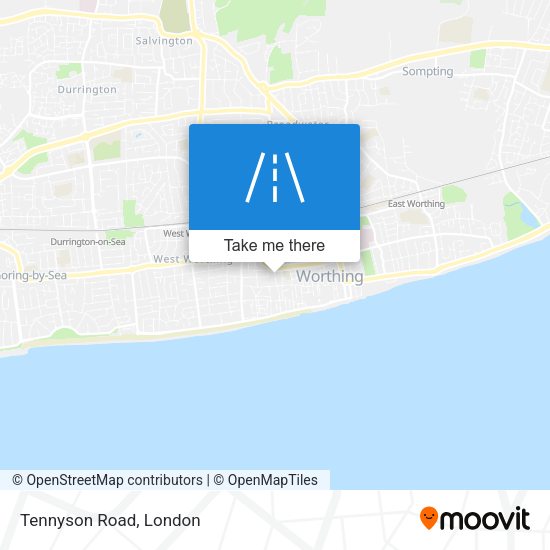 Tennyson Road map