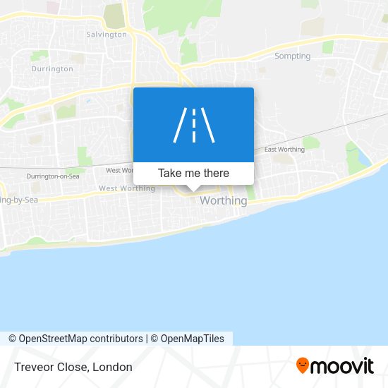 Treveor Close map