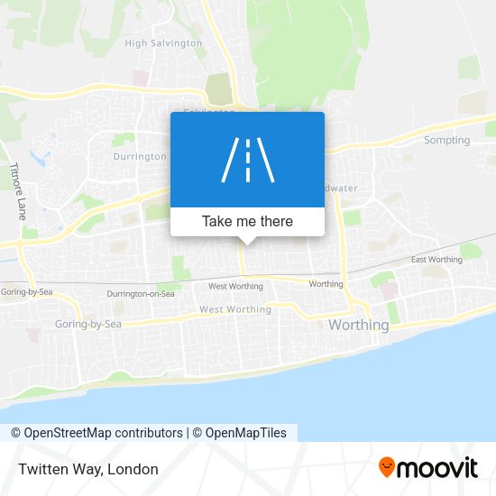 Twitten Way map