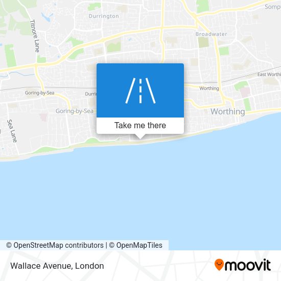 Wallace Avenue map