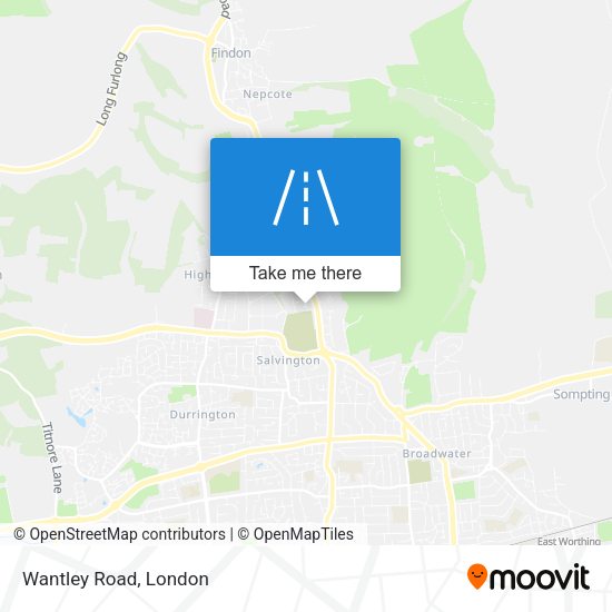 Wantley Road map