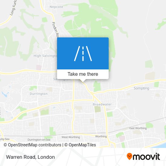 Warren Road map