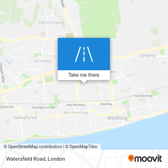 Watersfield Road map