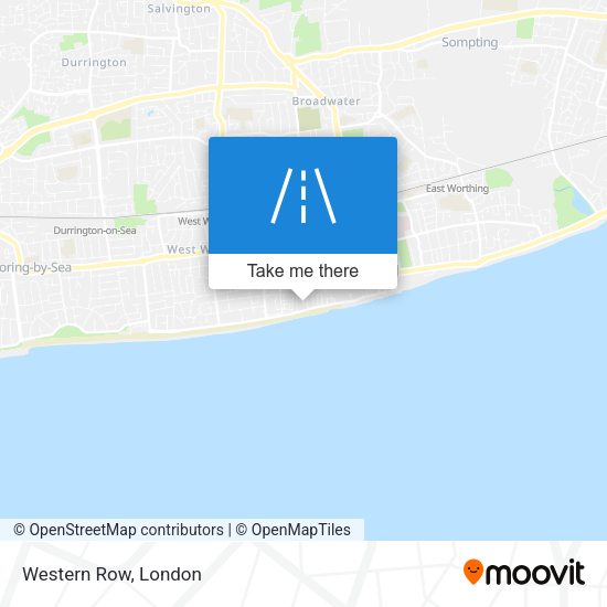 Western Row map