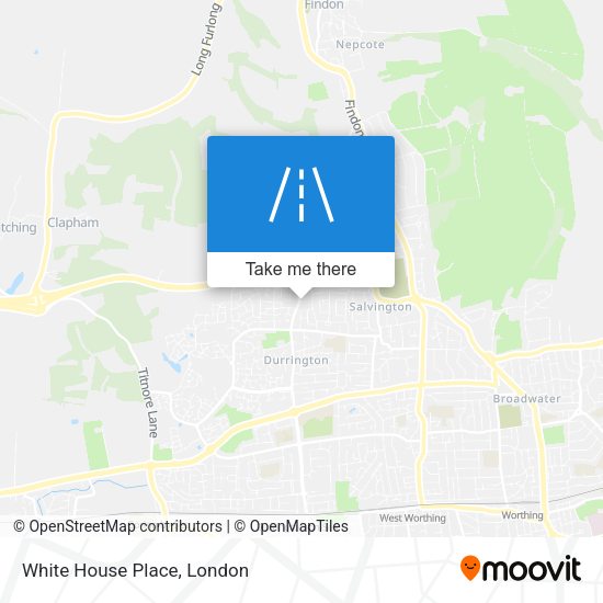 White House Place map