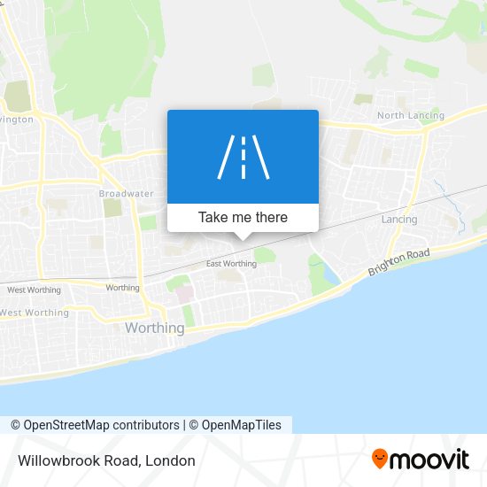 Willowbrook Road map