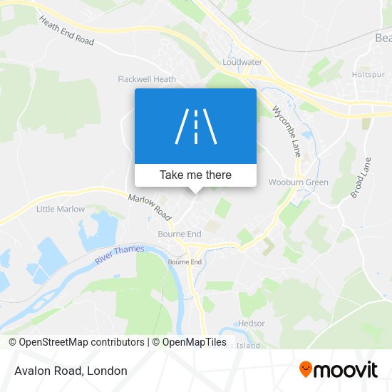 Avalon Road map