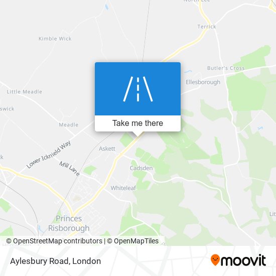 Aylesbury Road map