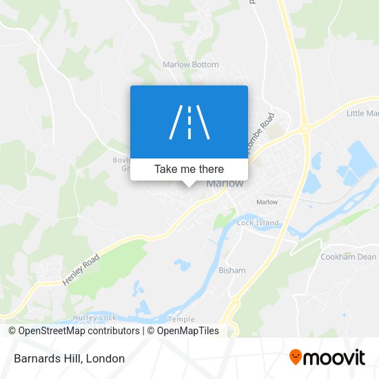 Barnards Hill map