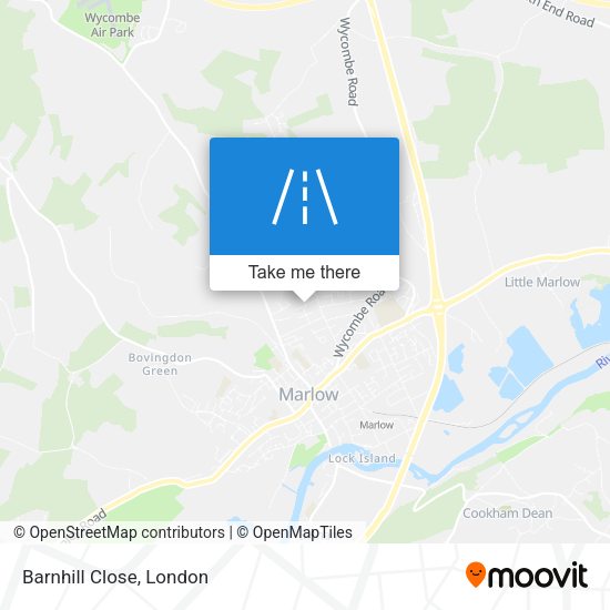 Barnhill Close map
