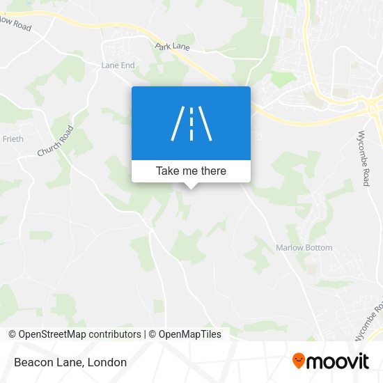 Beacon Lane map