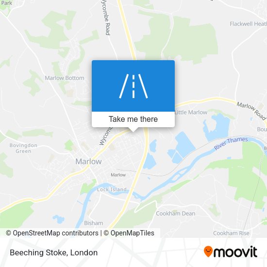 Beeching Stoke map