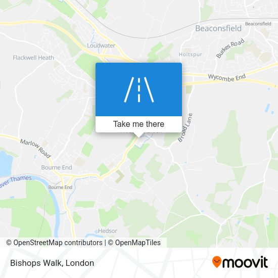 Bishops Walk map